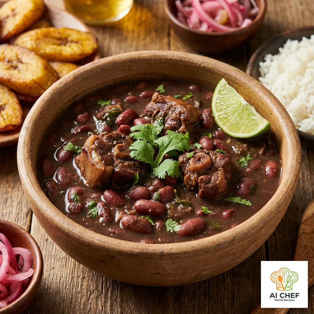 Foto de Frijoles con Cola de Cerdo (Pig Tail Beans)