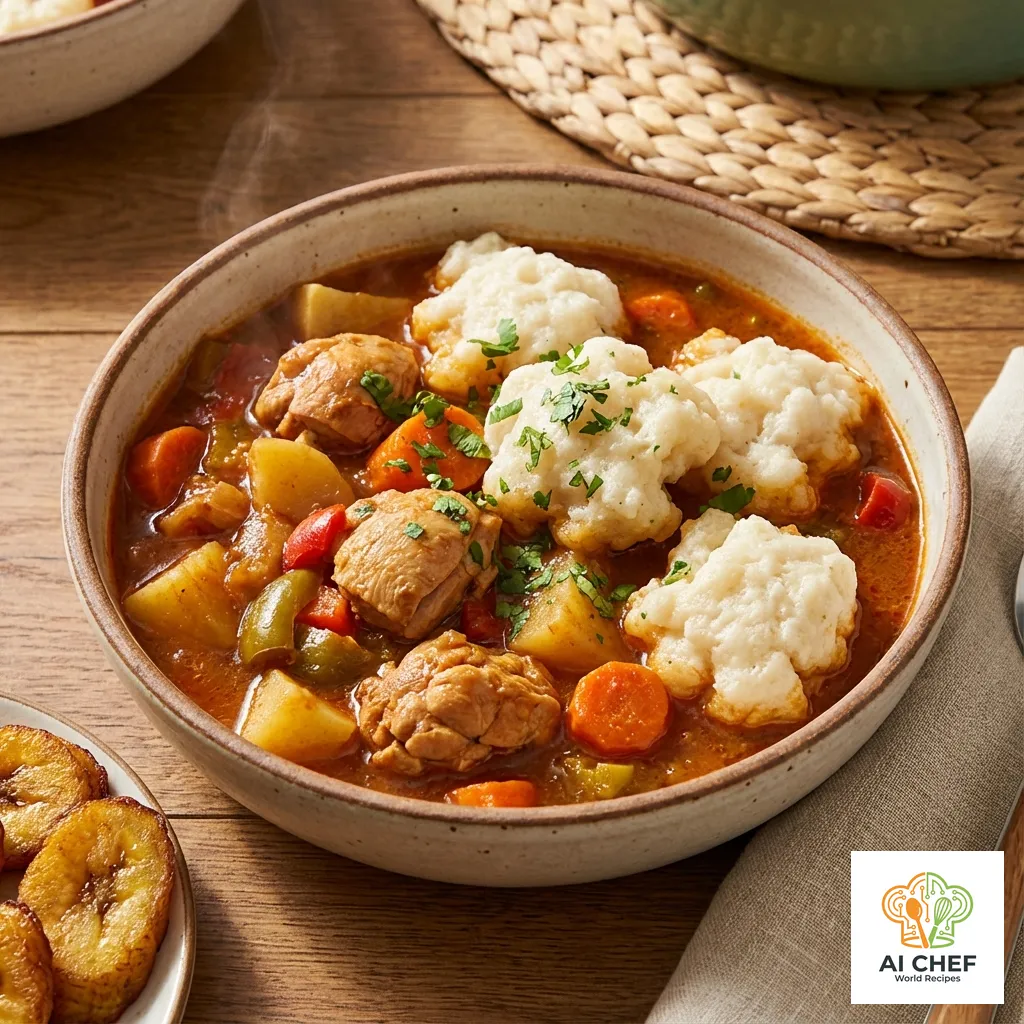 Foto de Pollo Guisado con Dumplings